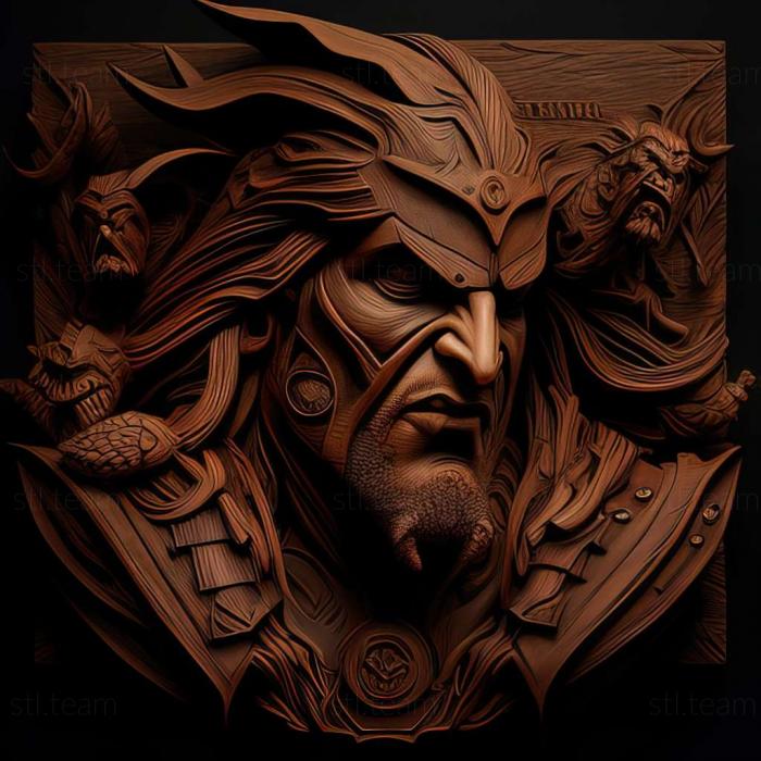 3D модель Игра Warcraft II Темная сага (STL)
